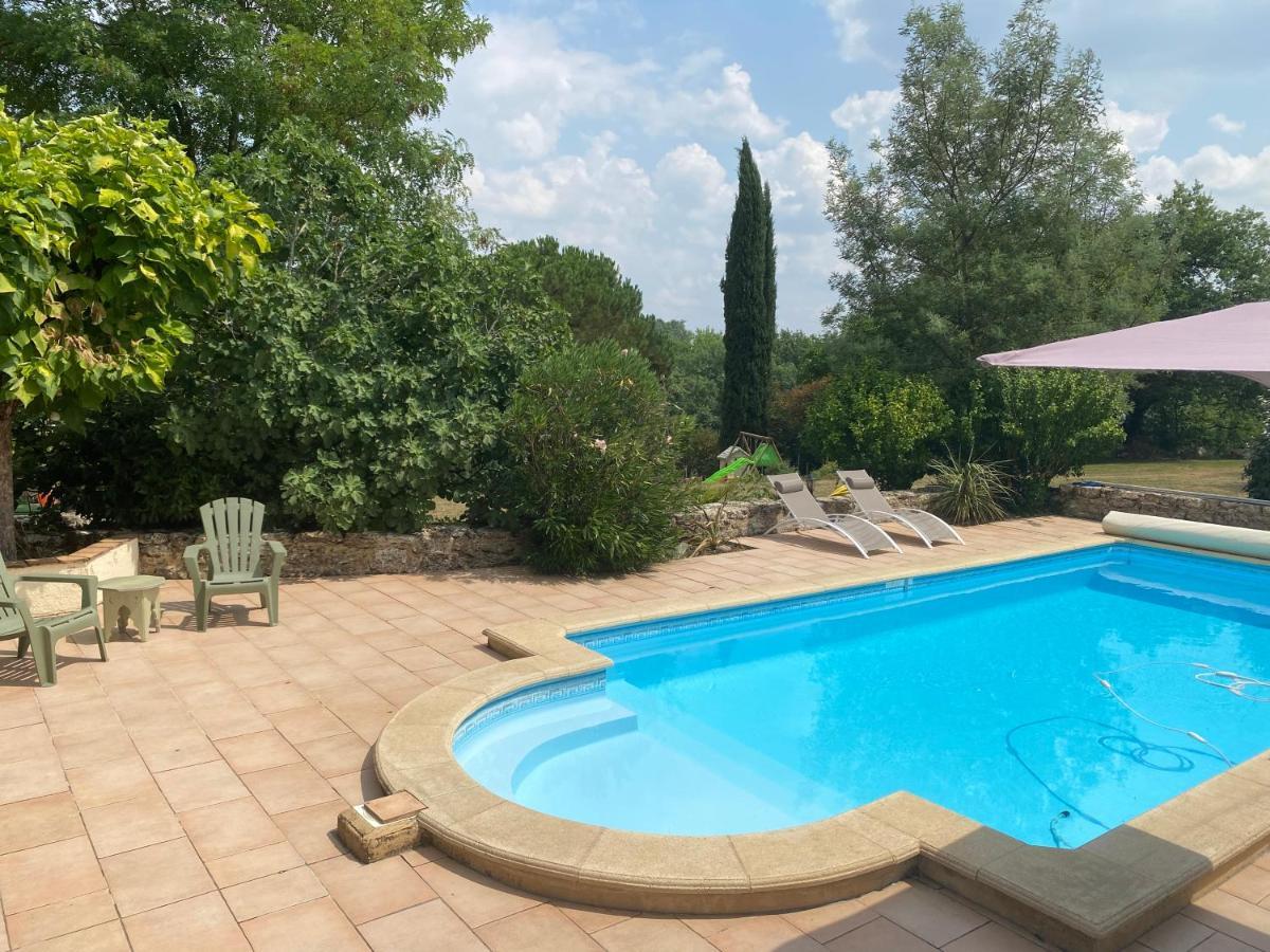Gite La Canopee A Duras - Piscine エクステリア 写真